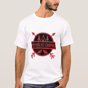 Camiseta Camping de supervivencia Bushcraft