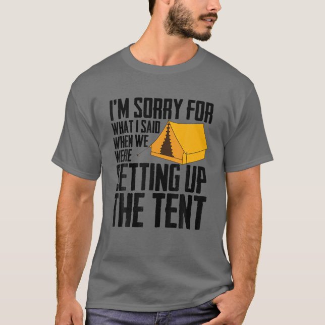 Camiseta Camping de tiendas de campaña de Guay Hombres Camp (Anverso)