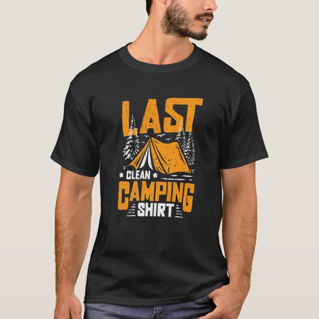 Camiseta Camping De Última Limpieza De Camping (Anverso)