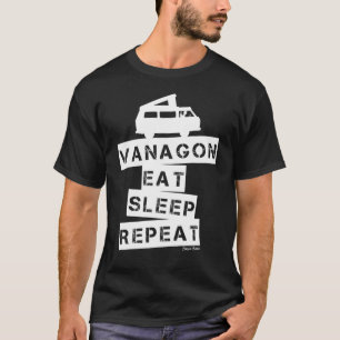 Camiseta Camping de Vanagon T3 
