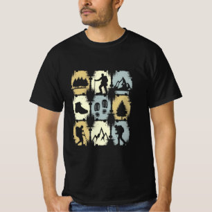 Camiseta camping de vibraciones, comparando a Fires Friends