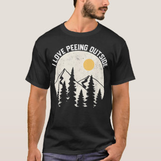 Camiseta Camping Divertido Senderismo Al Aire Libre