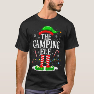 Camiseta Camping Elf Xmas Divertido Grupo C