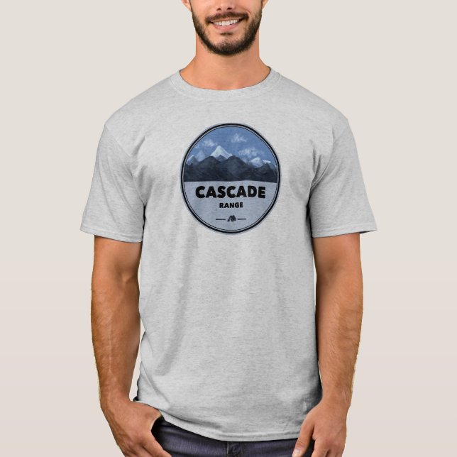 Camiseta Camping en cascada (Anverso)