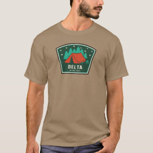 Camiseta Camping en el Bosque Nacional Delta