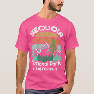 Camiseta Camping en el Parque Nacional de Sequoia Californi