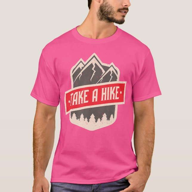 Camiseta Camping En La Montaña C De Senderismo Gracioso En  (Anverso)