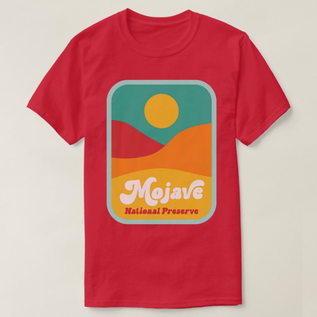 Camiseta Camping en Mojave National Preserve Joshua Tree Ca (Diseño del anverso)