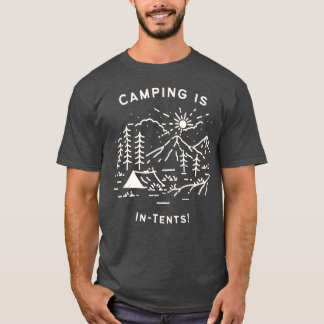 Camiseta Camping es chica intencionada