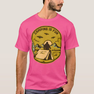 Camiseta Camping Es Divertido Por El Camping Gracioso
