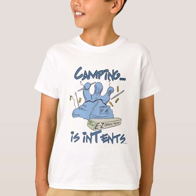 Camiseta Camping es intención (Anverso)