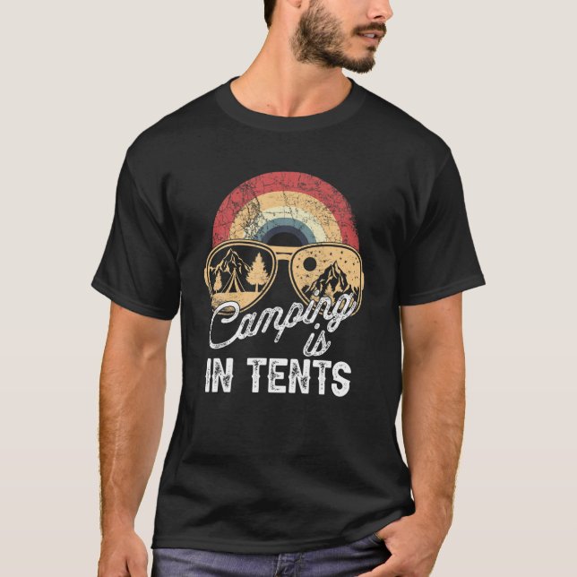 Camiseta Camping es intención (Anverso)