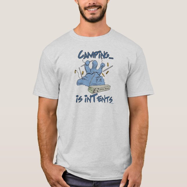 Camiseta Camping es intención (Anverso)