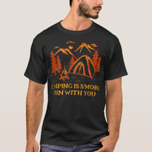 Camiseta Camping Es Más Divertido Con Tu Campamento De Pare