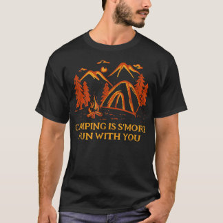Camiseta Camping Es Más Divertido Con Tu Campamento De Pare