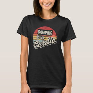 Camiseta Camping Es Mi Camper Retro Cardio Vintage Al Aire 
