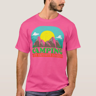 Camiseta Camping es mi estación favorita