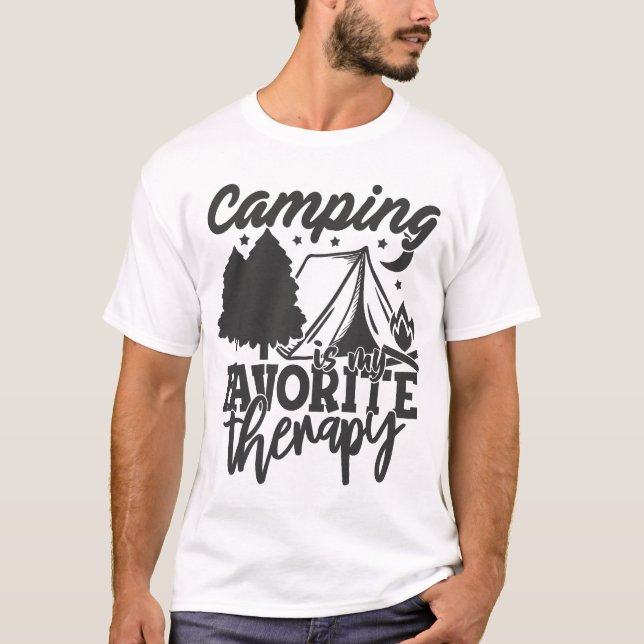 Camiseta Camping Es Mi Regalo Terapéutico Favorito (Anverso)