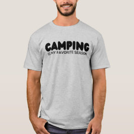 Camiseta Camping es mi temporada favorita, camping divertid
