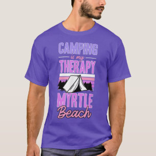 Camiseta Camping Es Mi Terapia Myrtle Beach South Carolina