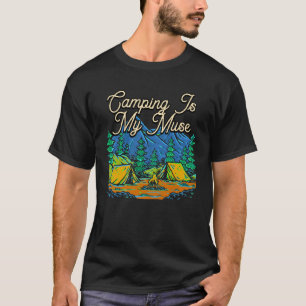 Camiseta Camping Es Mi Viaje De Pasaje Del Campamento De Ho