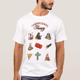 Camiseta Camping es terapia Soul