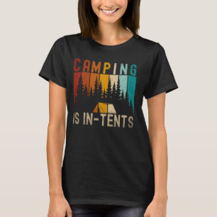 Camiseta Camping Está En Las Carpas Al Aire Libre Camping R