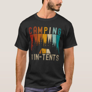 Camiseta Camping Está En Las Carpas Al Aire Libre Camping R