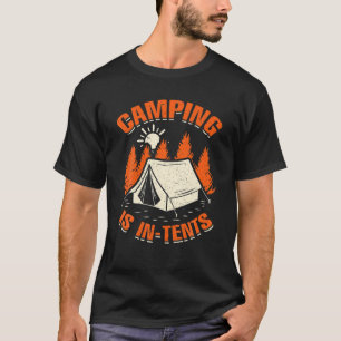 Camiseta Camping Está En Las Citas De Tiendas Que Dicen Vin