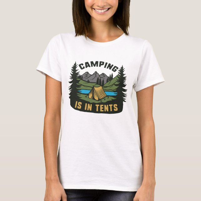 Camiseta Camping Está En Las Tiendas (Anverso)
