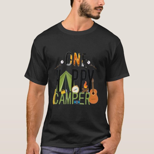 Camiseta Camping Familiar 2022 Camping Un Camper Camping (Anverso)
