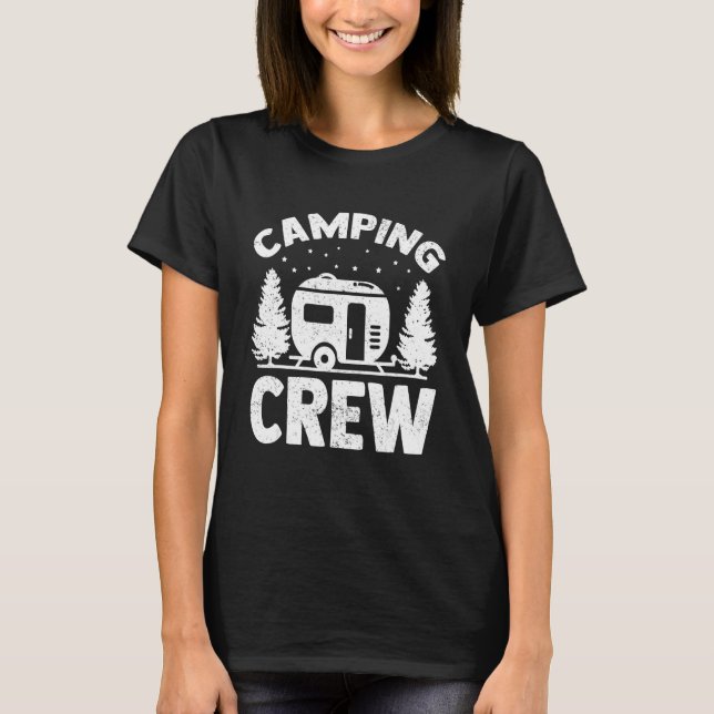 Camiseta Camping familiar Camper de vacaciones al aire libr (Anverso)