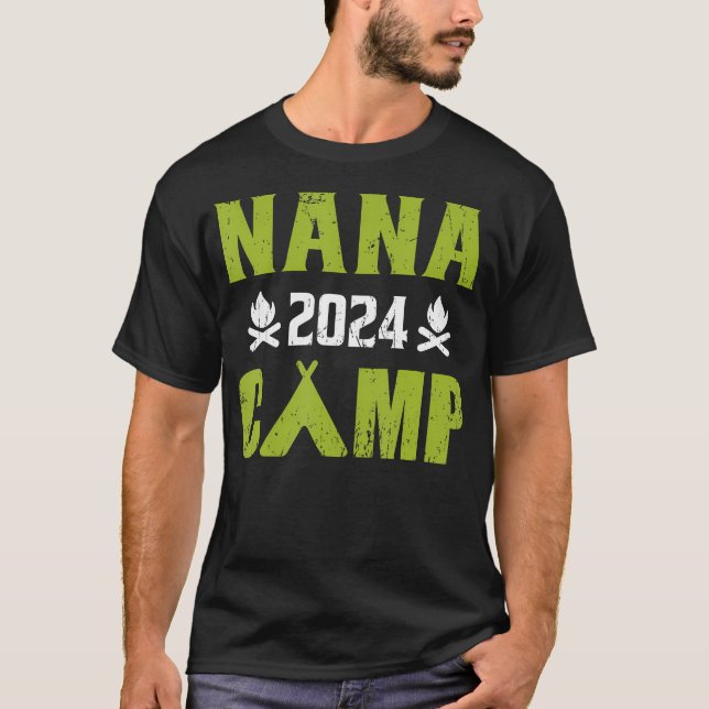 Camiseta Camping Familiar Nana Camp 2024 (Anverso)