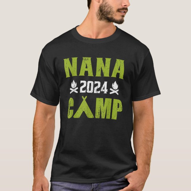 Camiseta Camping Familiar Nana Camp 2024 (Anverso)