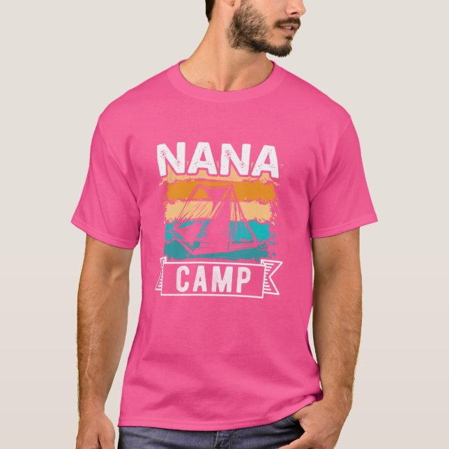 Camiseta Camping Familiar Nana Camp 2024 (Anverso)