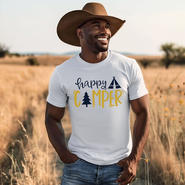 Camiseta Camping Feliz (Subido por el creador)