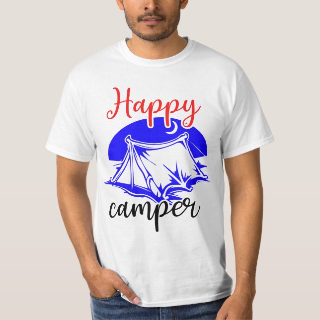 Camiseta Camping Feliz (Anverso)