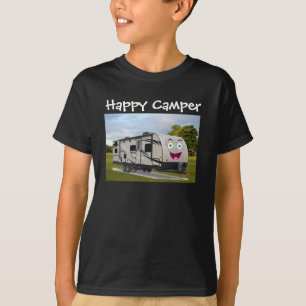 Camiseta Camping feliz retiro en RV por Funnycoomb