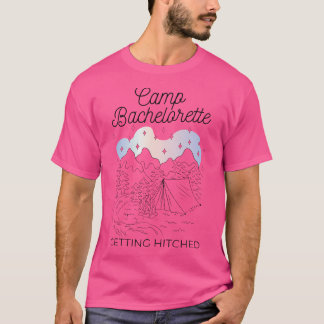 Camiseta Camping Fiesta de Despedida de Soltera Campamento 