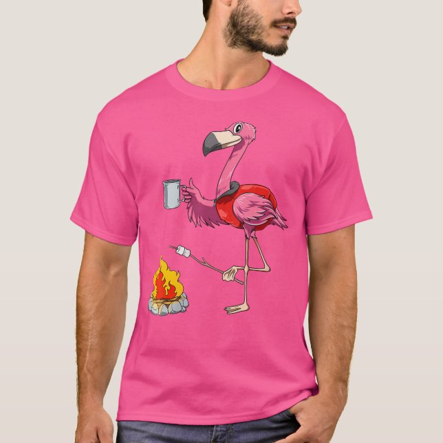 Camiseta Camping Flamingo Camping Flamingo Camper Lo (Anverso)