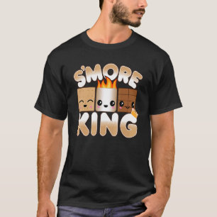 Camiseta Camping For Boys Smores Smore King