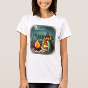 Camiseta Camping Forest Night Adventure