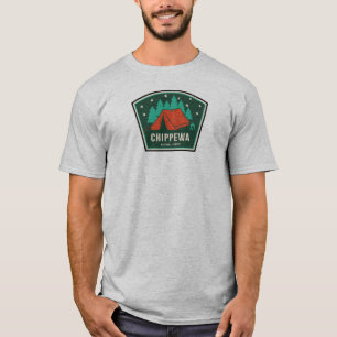 Camiseta Camping forestal nacional de Chippewa