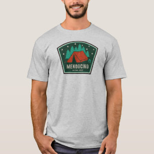Camiseta Camping Forestal Nacional de Mendocino