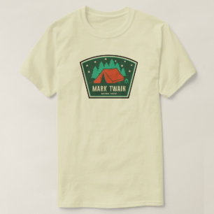 Camiseta Camping forestal nacional Mark Twain