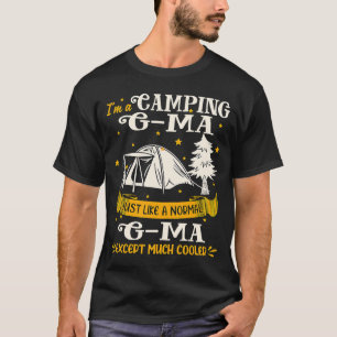 Camiseta Camping G mamáes Mucho Más Frías Para Las mamáes G