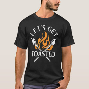 Camiseta Camping Get Toast Summer Senderismo Mountain Climb
