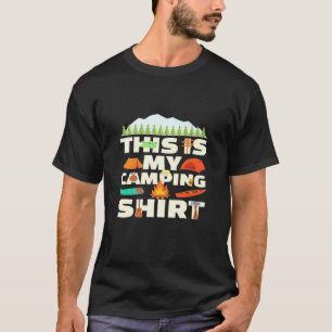 Camiseta Camping Gracioso Este Es Mi Camping Camp Camper