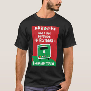 Camiseta Camping Happy Navidades Camping Motorhome Rv