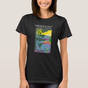 Camiseta Camping Hikin en el lago Tahoe Sierra Nevada